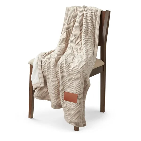 Leeman Trellis Knit Blanket