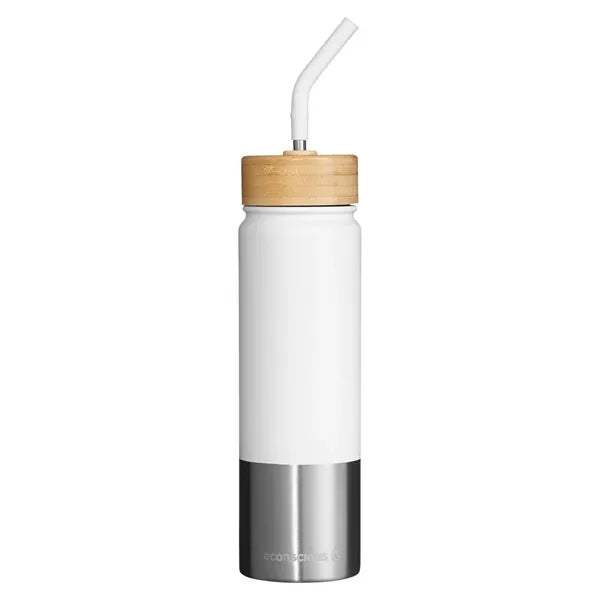 econscious Playa 24 oz Stainless Steel Tumbler With Bambo...