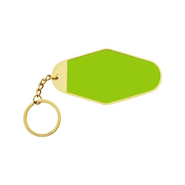 Earth Day Globe Metal Keychain