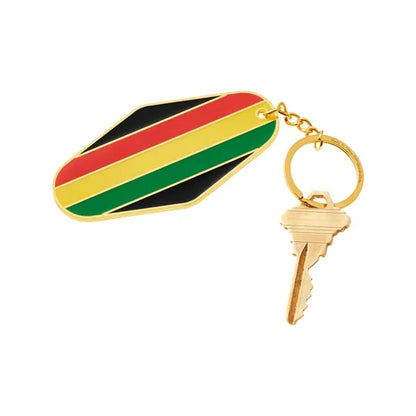 Black History & Juneteenth Metal Keychain