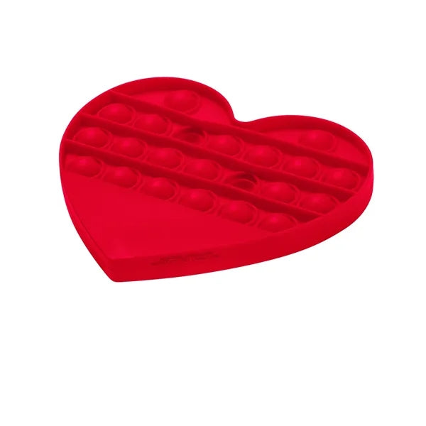 Push Pop Bubble Heart Shape Fidget Sensory Toy