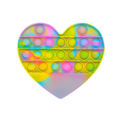 Push Pop Bubble Heart Shape Fidget Sensory Toy