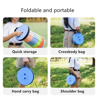 Adjustable Plastic Stool for Outdoor Camping