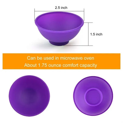 Colorful Mini Silicone Heat Resistant Pinch Bowls