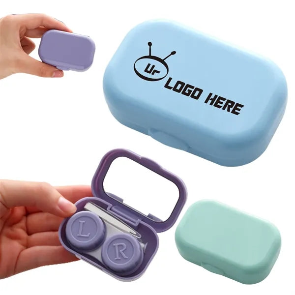 Contact Lens Case With Mirror