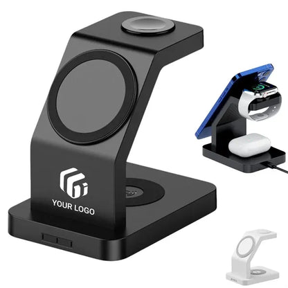 3 in 1 daily fast charging station wireless charger stand