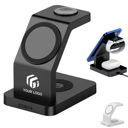 3 in 1 daily fast charging station wireless charger stand