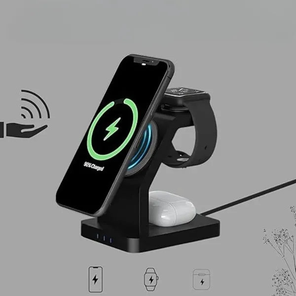 3 in 1 daily fast charging station wireless charger stand