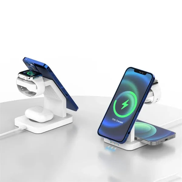 3 in 1 daily fast charging station wireless charger stand