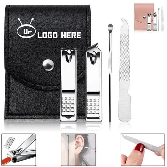 Leather Clip Nail Care Tool Set
