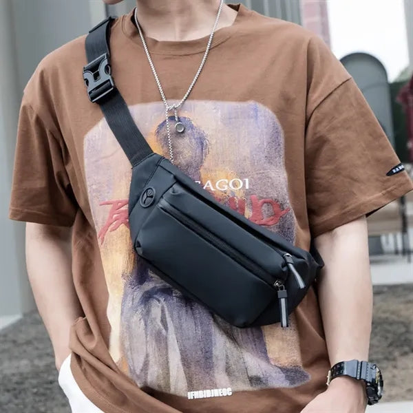 Lightweight Fanny Pack with Hidden Pockets and Music Port