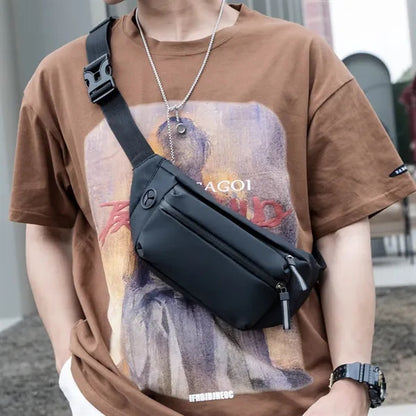 Lightweight Fanny Pack with Hidden Pockets and Music Port