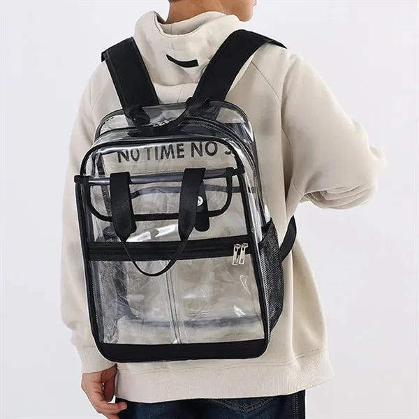 Lightweight Waterproof Multi-Pocket Transparent Backpack