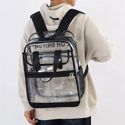 Lightweight Waterproof Multi-Pocket Transparent Backpack