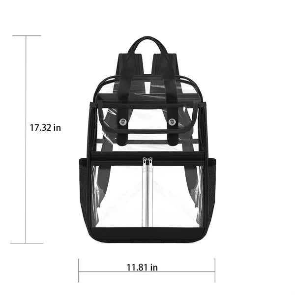 Lightweight Waterproof Multi-Pocket Transparent Backpack
