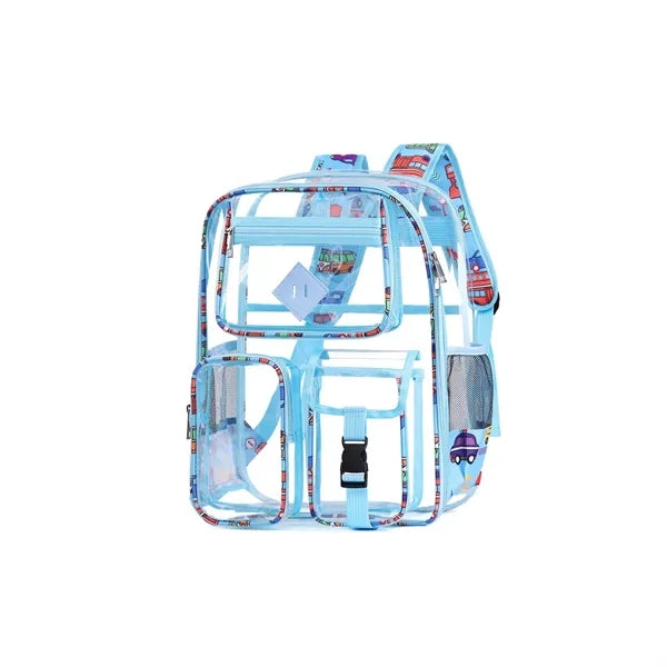Durable Large Capacity Multi-pocket Thicken Clear Backpack