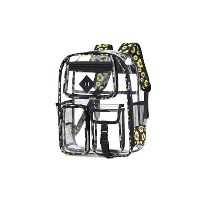 Durable Large Capacity Multi-pocket Thicken Clear Backpack
