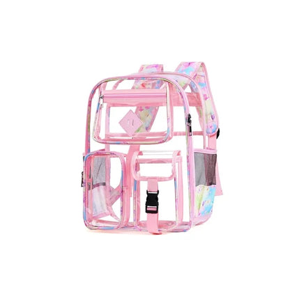 Durable Large Capacity Multi-pocket Thicken Clear Backpack