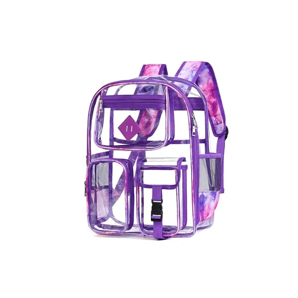 Durable Large Capacity Multi-pocket Thicken Clear Backpack
