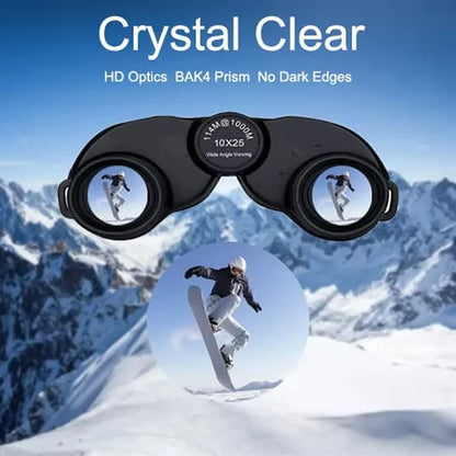 Shockproof 25mm Compact BAK4 Wide View Binoculars