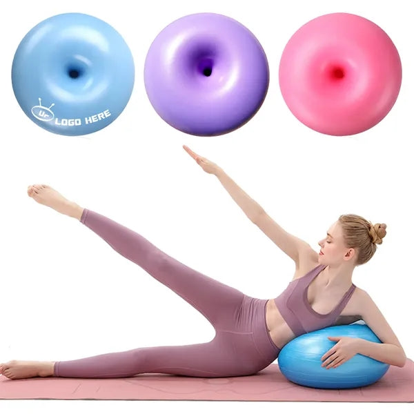 Thickened Donut Yoga Fitness Ball