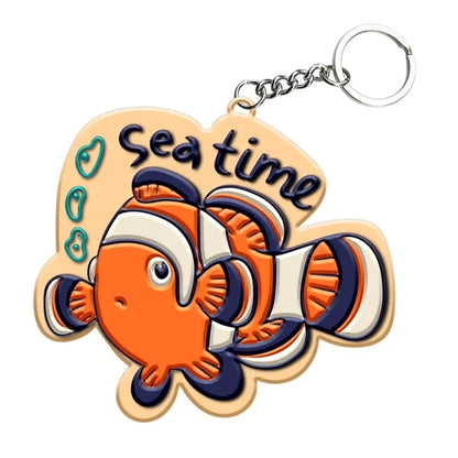 PVC Custom Keychain - 2D One Sided Design