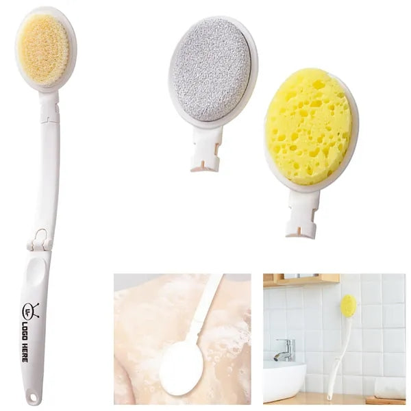 Foldable Multi-Head Bath Brush Set