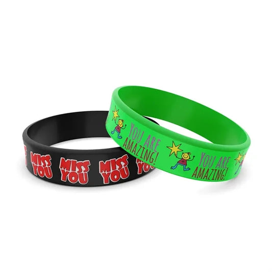 PVC Snap On Bracelet -  9"x 0.7"x 0.075"