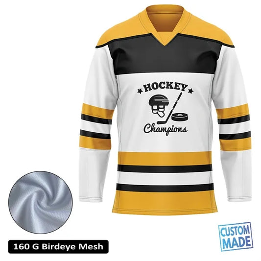 Premium Full Sublimation Ice Hockey Jersey - Birdseye Mesh -