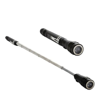Telescoping Magnetic Pickup Tool LED Flashlight
