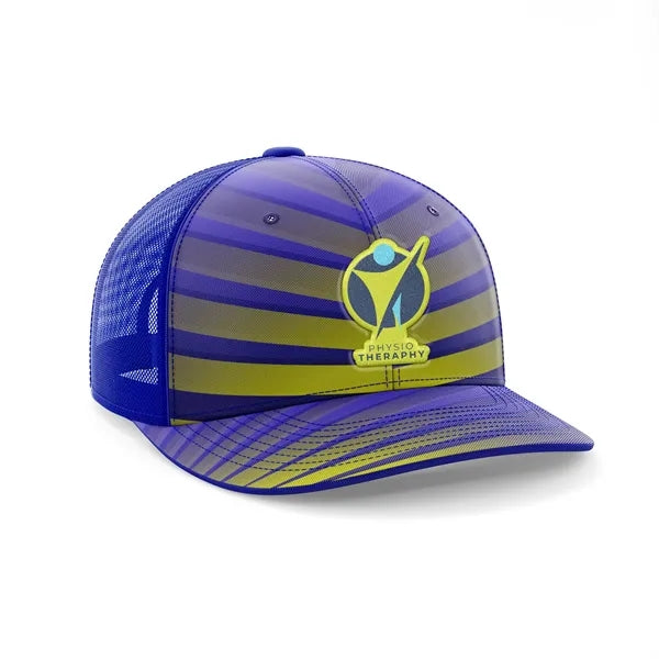 Premium Sublimation 6 Panel Mesh Back Trucker Cap -