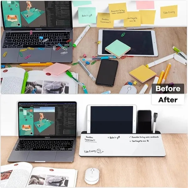 Desk Organizers with Dry-Erase- Whiteboard