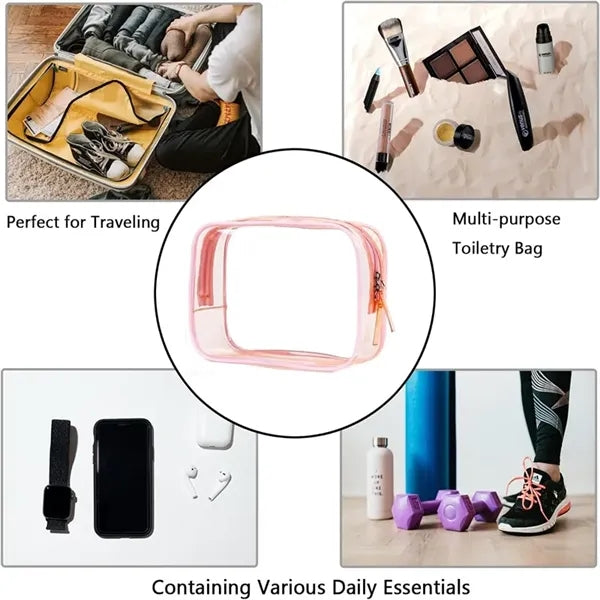 Clear Makeup Toiletry Bag, Doll Display Bag