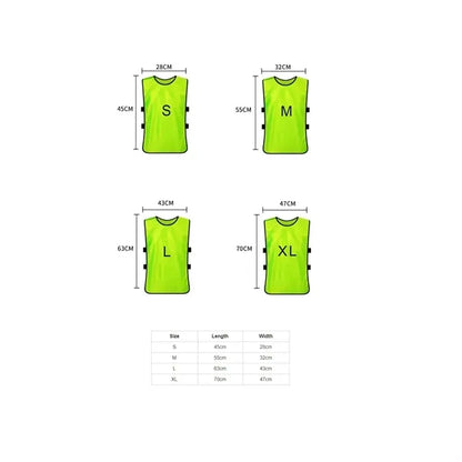 Adult & Kids' Polyester Training Pinnie with Elastic Side