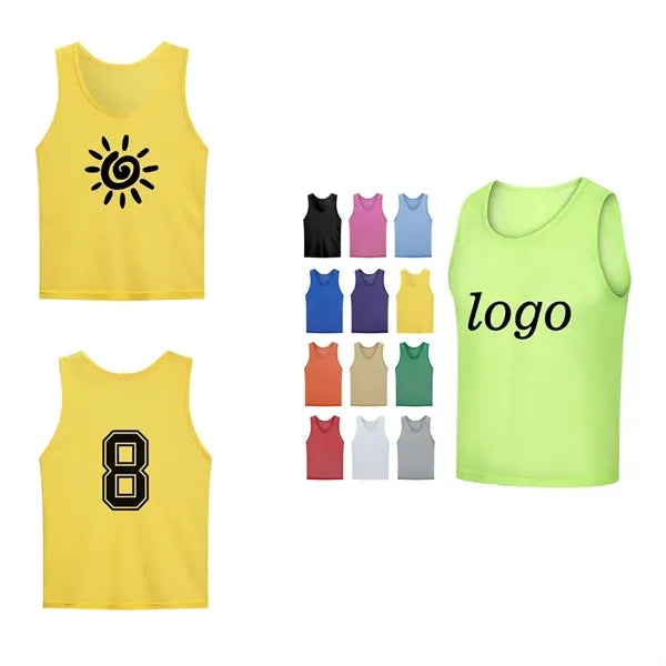 Adult & Kids' Polyester Mesh Training Pinnie