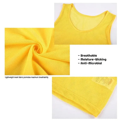 Adult & Kids' Polyester Mesh Training Pinnie