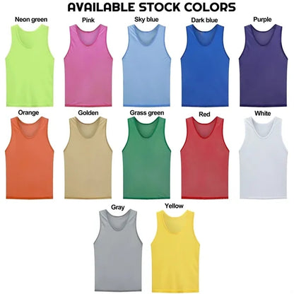Adult & Kids' Polyester Mesh Training Pinnie