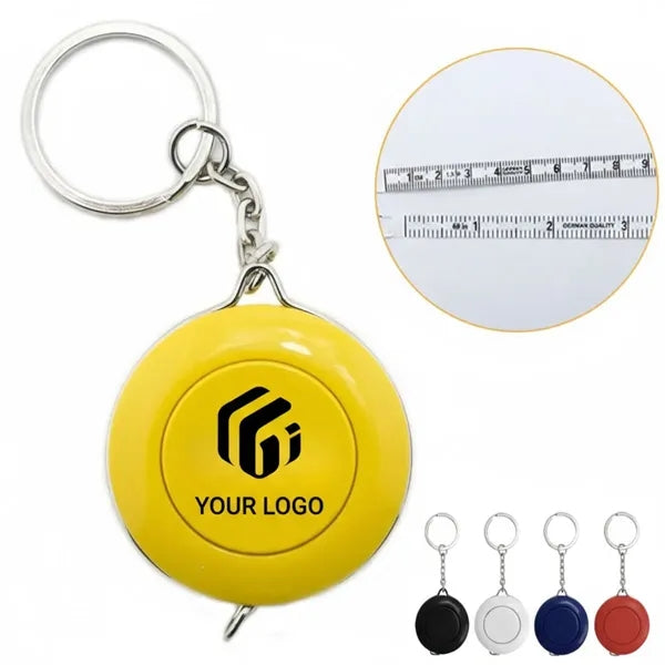 Daily measuring portable keychain roller tape measures