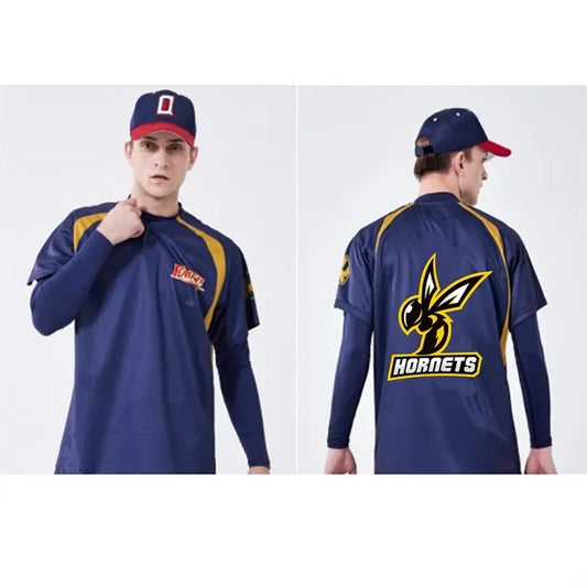 Premium Sublimation 2-Button Baseball Jersey - Men, Kids