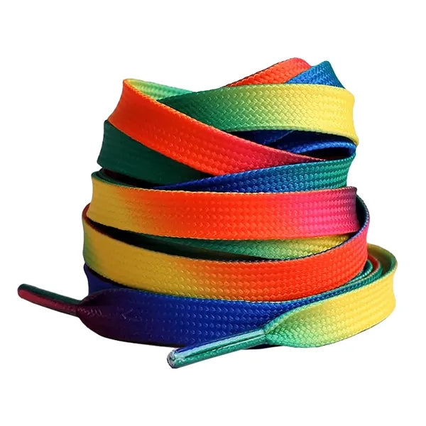 Dye Sublimation Tubular Shoelace - 3/8” Wide