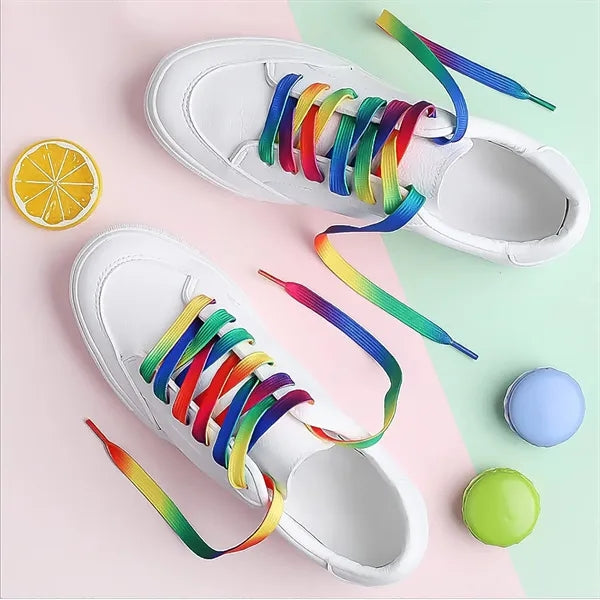 Dye Sublimation Tubular Shoelace - 3/8” Wide