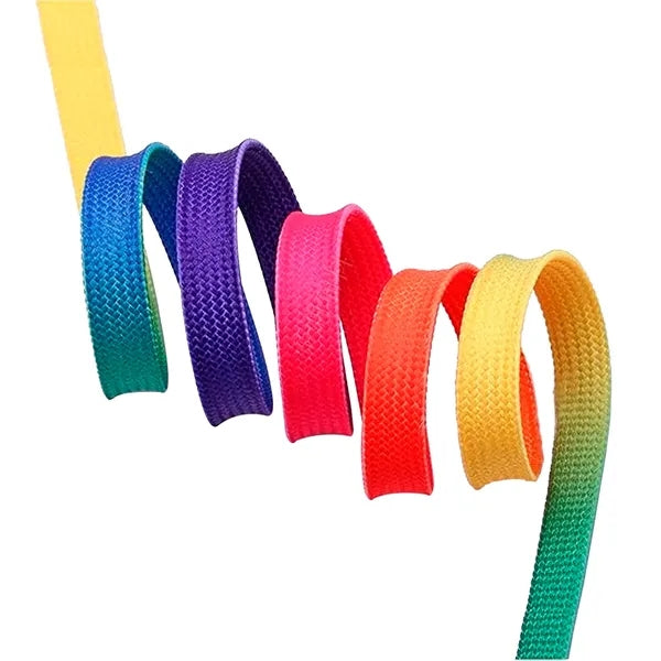 Dye Sublimation Tubular Shoelace - 3/8” Wide