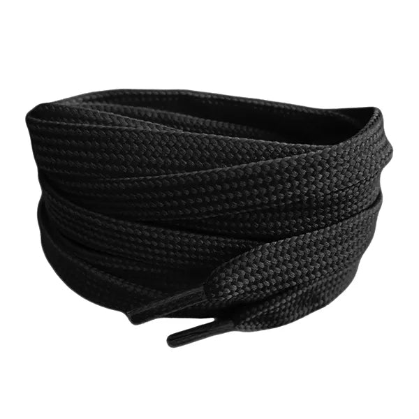 Custom Tubular Shoelace with Screen Print - 3-8” Wide