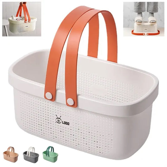 Portable Plastic Shower Storage Basket