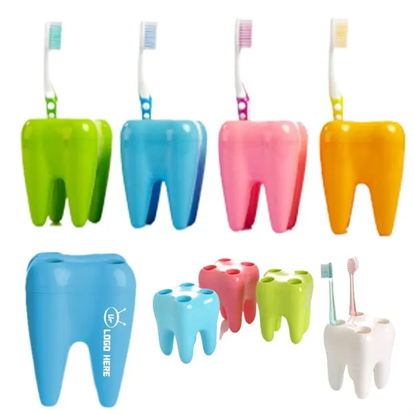 Tooth Shaped Toothbrush Holder
