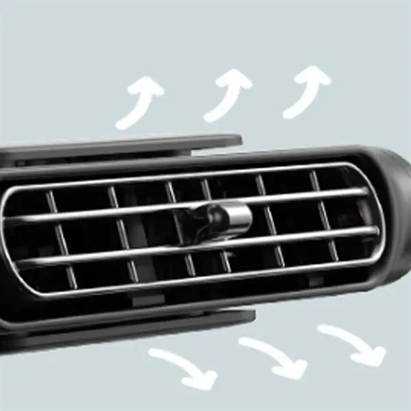 Ultra-Quiet 3-Speed Bladeless Bump-Proof Cooling USB Car Fan