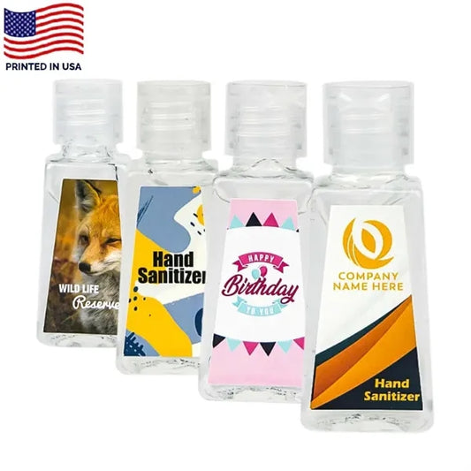 1oz Custom Hand Sanitizer Triangle Bottles