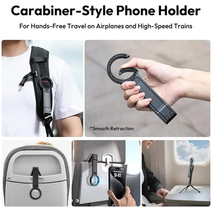 Ultra-light magnetic versatile pocket phone tripod holder