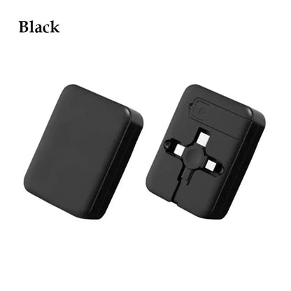 3-in-1 Retractable Fast Charging Cable with Stand