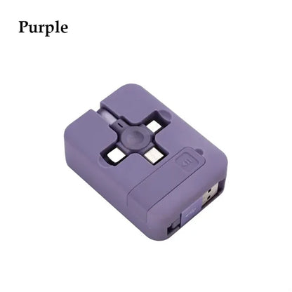 3-in-1 Retractable Fast Charging Cable with Stand